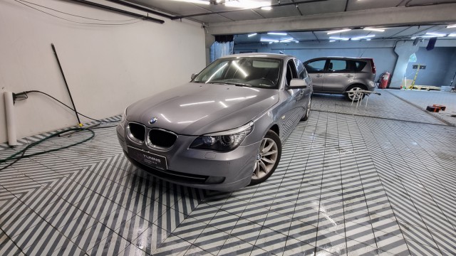 BMW E60 замена линз на Aozoom K3 Dragon Knight, замена стёкол фар